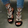 Flat Bottom Rhinestone Women's Sandals Buckle Large Size Fashion Wish