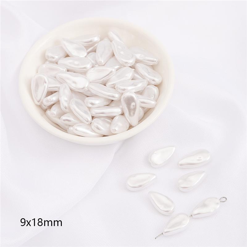 Irregular ABS Imitation Pearls Beads Acrylic Loose Beads for Jewelry Making DIY Necklace Earrings Hairclip Bracelet Necklace