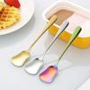 Gourd Shape Head Stainless Steel Small Shovel Spoon For Serving Ice Cream Yogurts And Other Sweet Dessert Treats