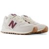 New Balance 574 Bianco Osso Borgogna Sneakers Unisex Crema Nero U574NOW