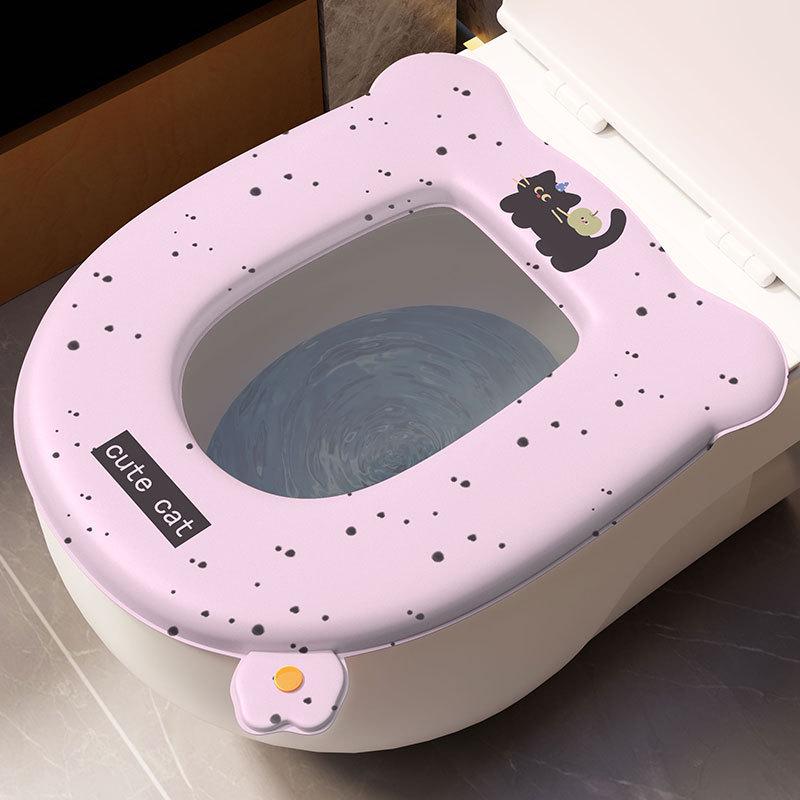 Universal Waterproof Toilet Seat Cover 2026 - Thickened, All-Season Pad for Home Use