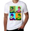 Maßgeschneidertes Pop-Art-Porträt T-Shirt Geruchshemmendes Kurzarm-Oberteil