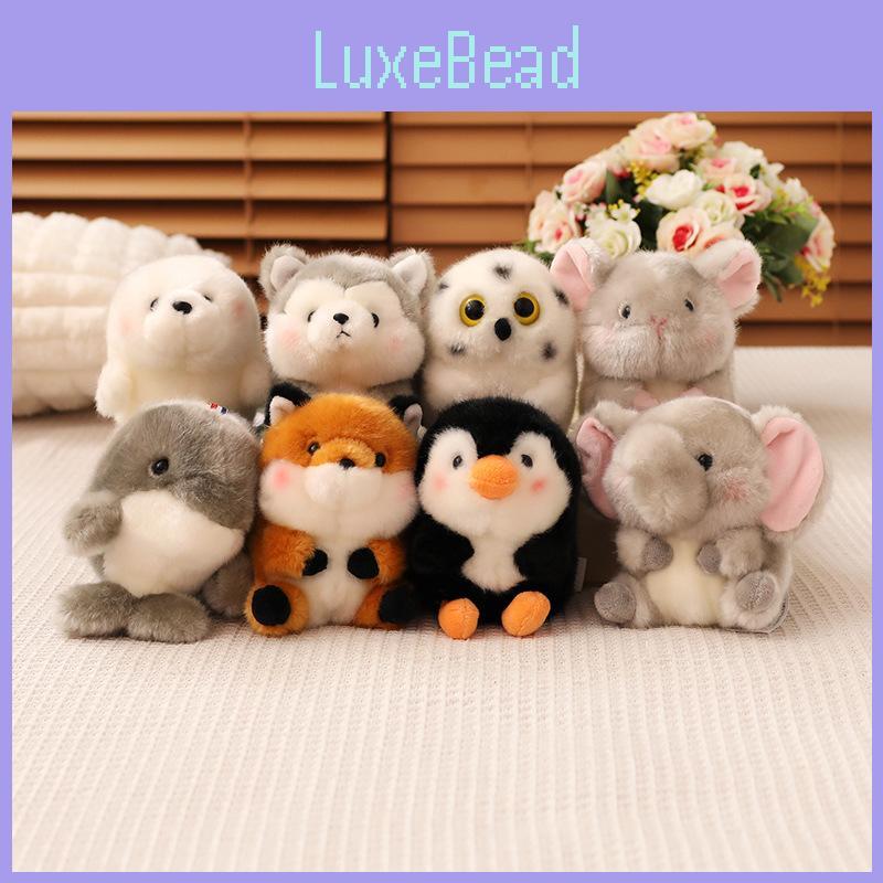 Adorable Plush Animal Keychain Soft Toy For Birthday Gift Featuring Cute Husky Design