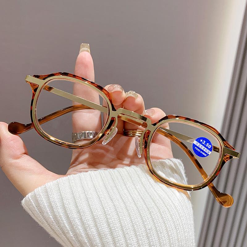 Anti-Blue Light Retro Round HD Reading Glasses