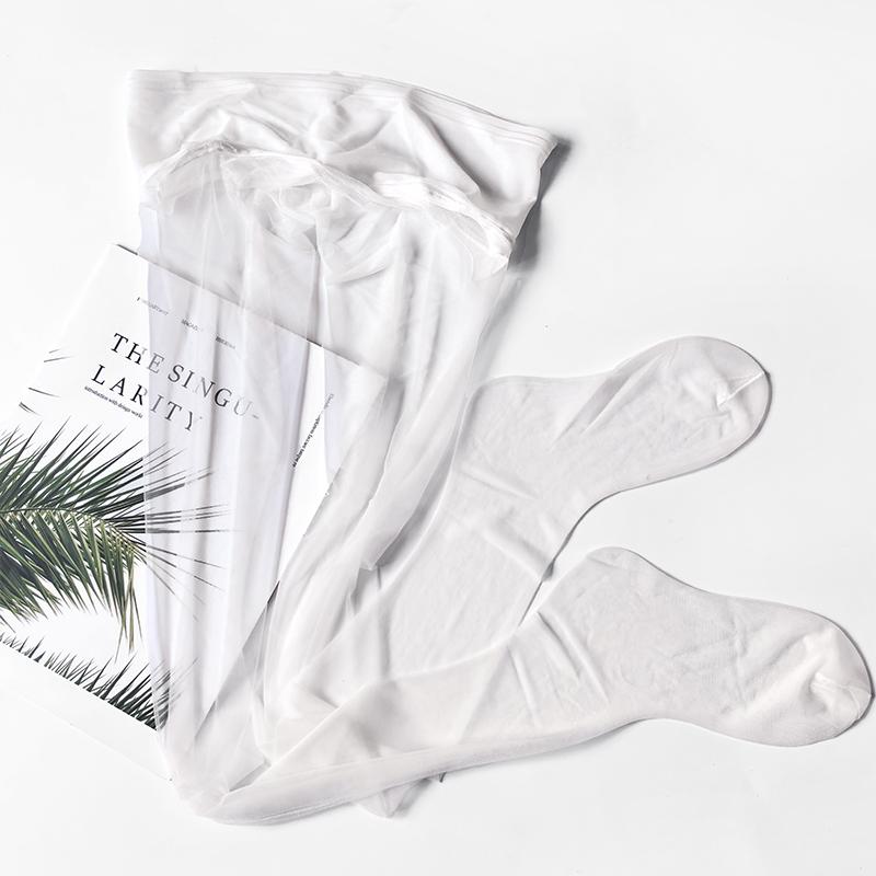0D Ultra Dünne Zarte Strumpfhosen Damen Sommer Sexy Nahtloser Schritt Schlanke Strumpfhosen Öl Glänzende Strümpfe Hoch taillierte Strumpfhosen 40-65kg white