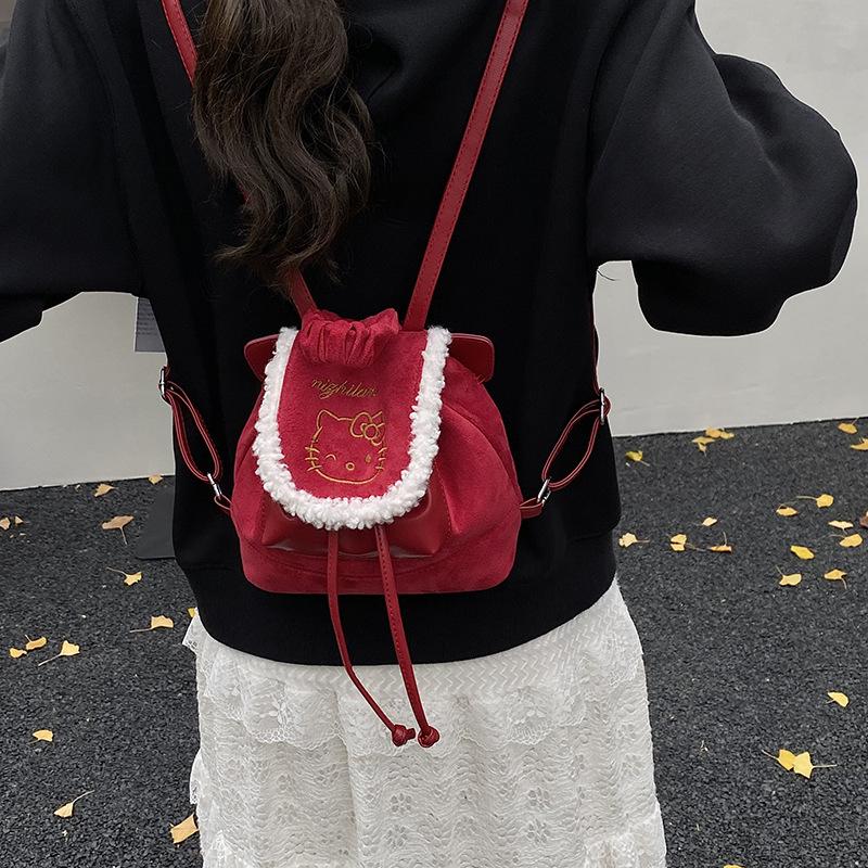 Ins-Sweet Little Girl Cute Backpack High Value Casual Small Backpack Children'S Backpack