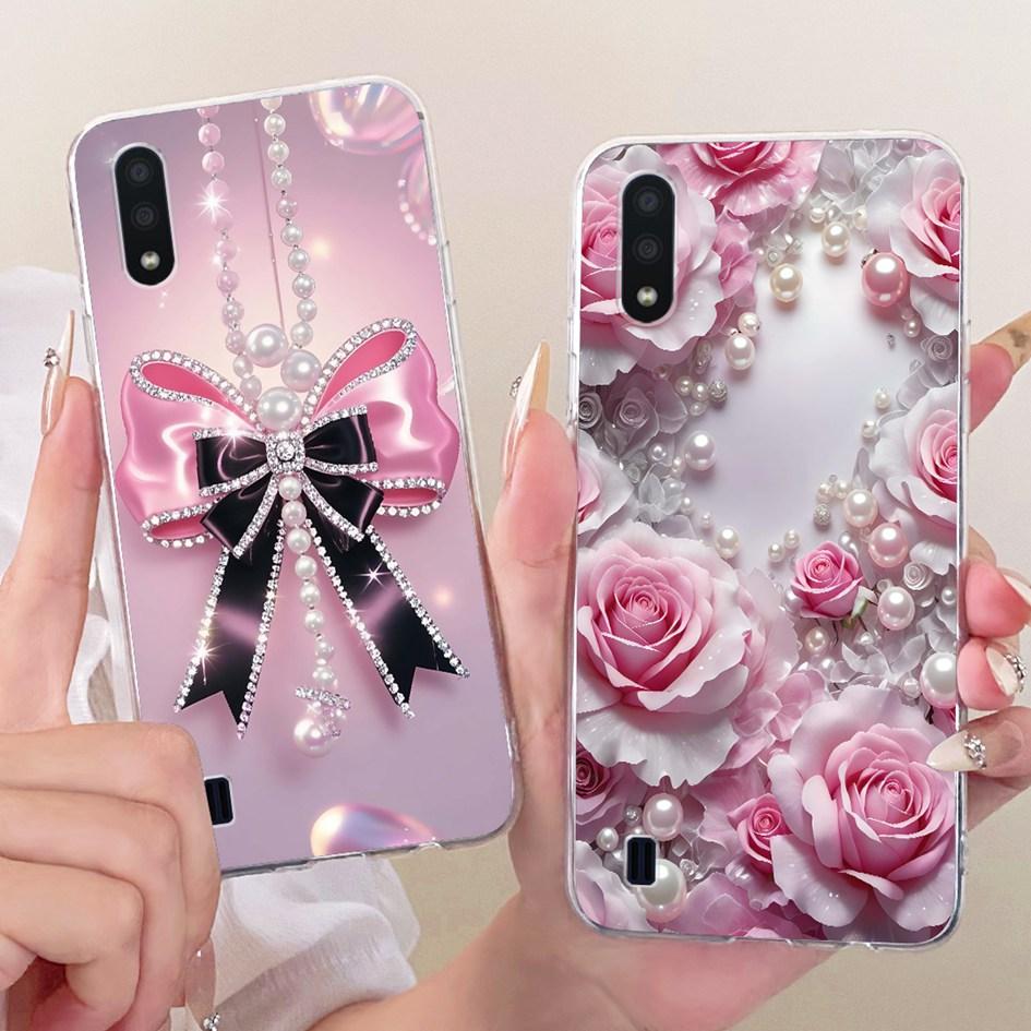 For Cover Smasung Galaxy A01 Case M01 SM-A015F Funda Fashion Dragon Cartoon Soft Slim Silicone Bumper For Samsung A01 Core Coque