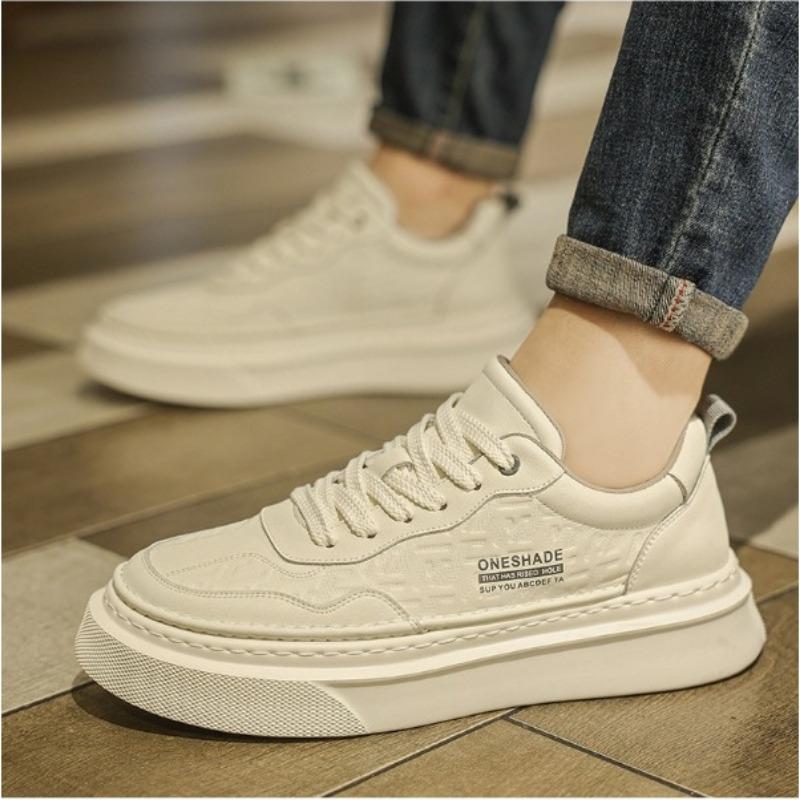 Fashion Fashion Leather Casual Sneakers for Men Designer Soft-soled Men's Board Shoes Spring Autumn Outdoor Sports Zapatos De Hombre