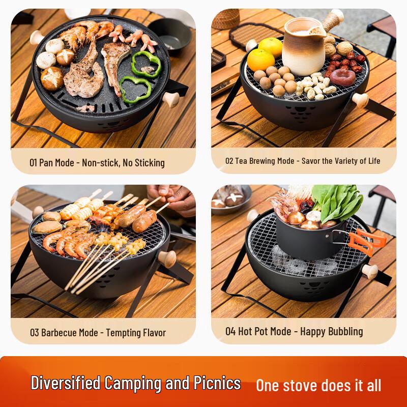 Beishanlang K2+ Deluxe Multifunctional BBQ Grill Set