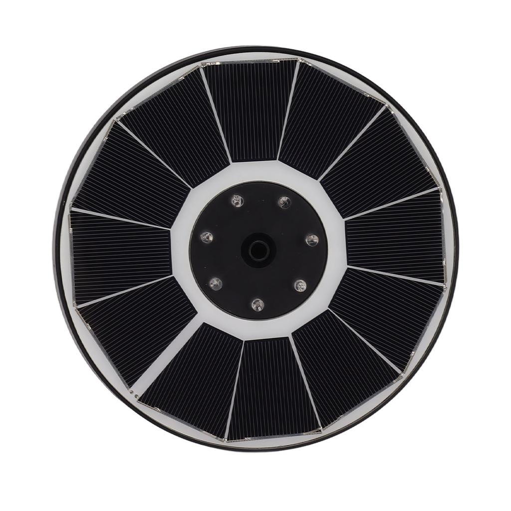 Solar Fountain Light with 8 Nozzles 3.5W 900mAh Colorful Powerful Solar Bird Bath Fountains for
