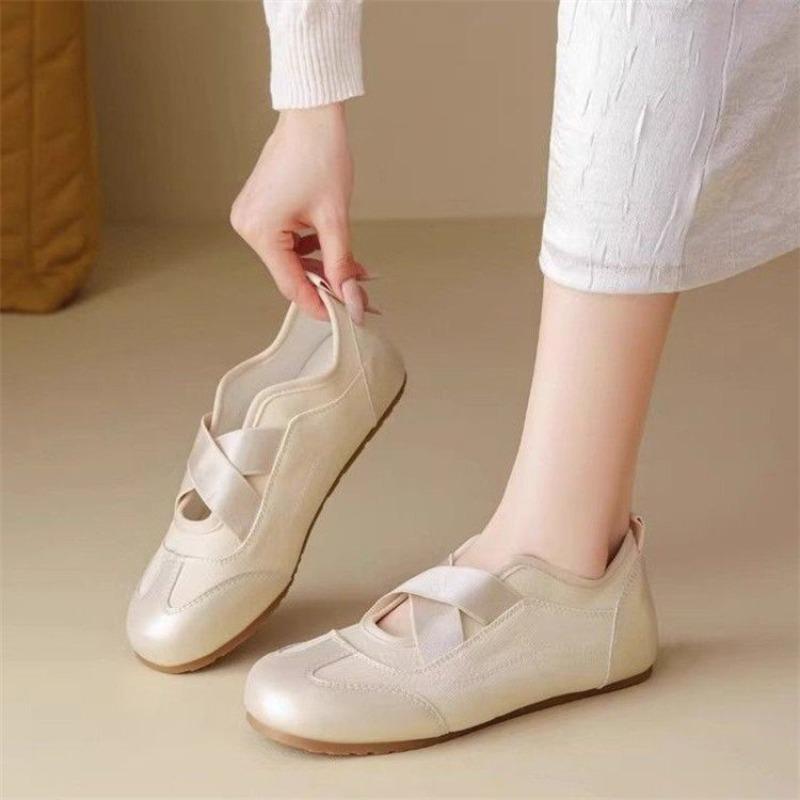 Mary Jane White Shoes Trendy Temperament Versatile Niche Single Shoes Ballet Women's Shoes