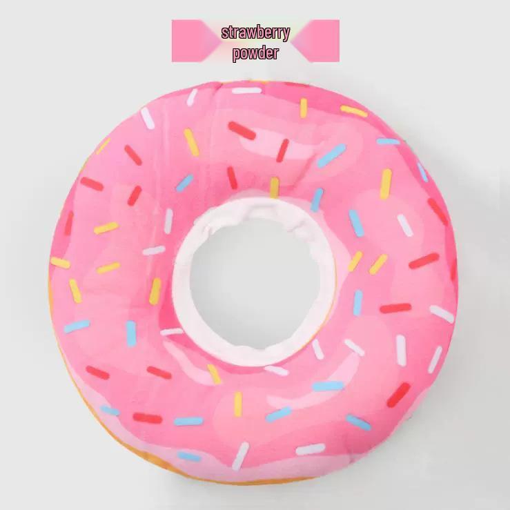 Adjustable Triangle Donut Cat Recovery Collar for Wound Healing