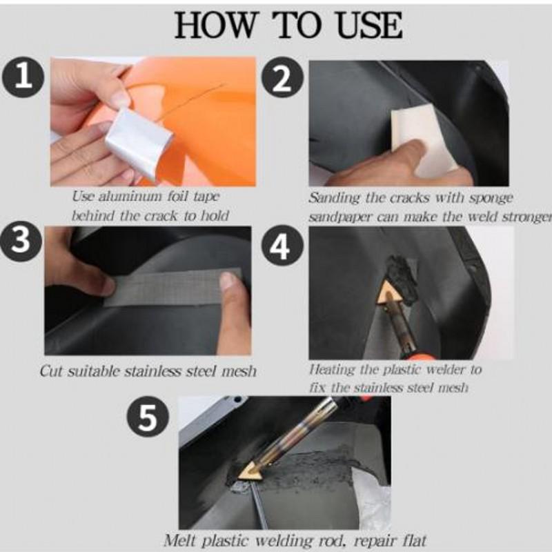 Triangular Soldering Tip Tool for Leather Repair and Wrinkle Removal In Hot Stamping & Inflatable Boat Fabrics