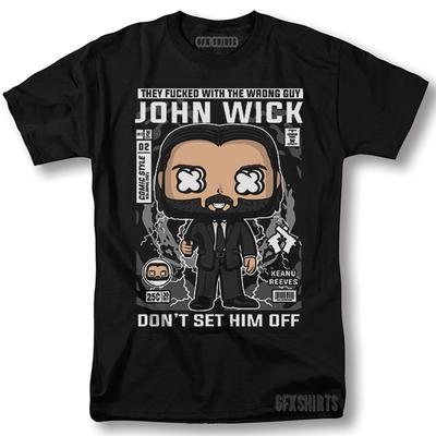 Camiseta John Wick Película Bailarina Clásica Retro Vintage Diseño Gráfico