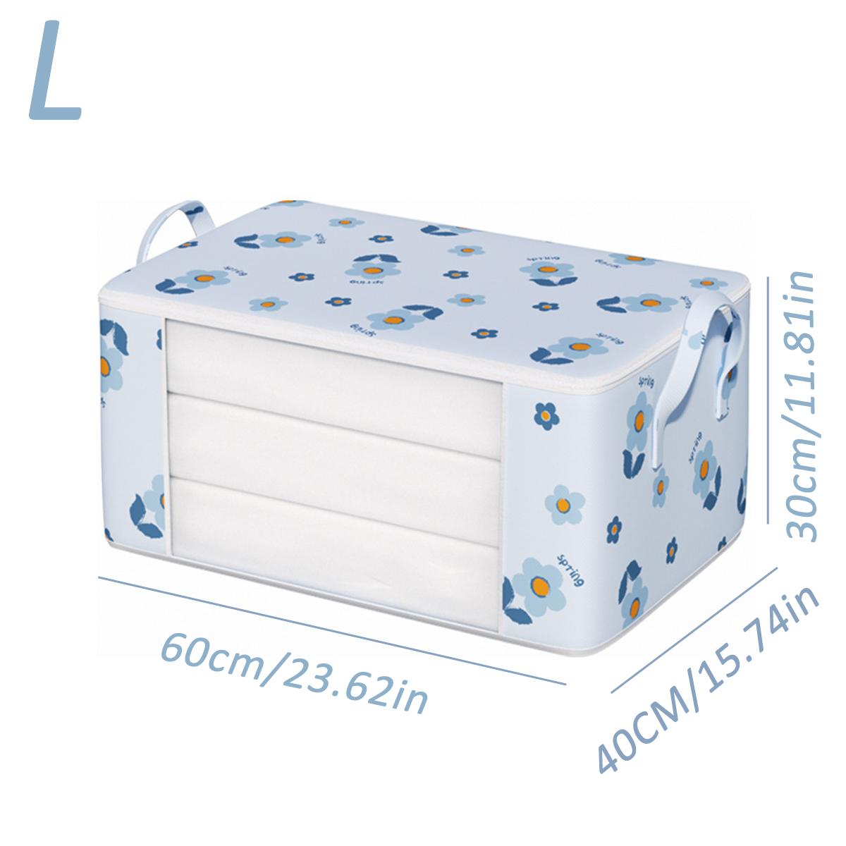 

2024 Новый цветок Видимый большой емкости Одеяло Сумка для хранения одежды Пододеяльник Сортировочные сумки Пылезащитный шкаф Под кроватью Хранение Влагостойкий органайзер