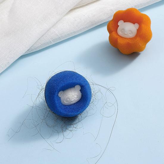 6Pcs Laundry Balls Protective Clothing Pet Hair Remover Reusable Sponge Balls Washing