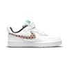 Nike Court Borough Low 2 SE PS Happy Hoops Kids Sneakers White Black University-Blue DM8099-100