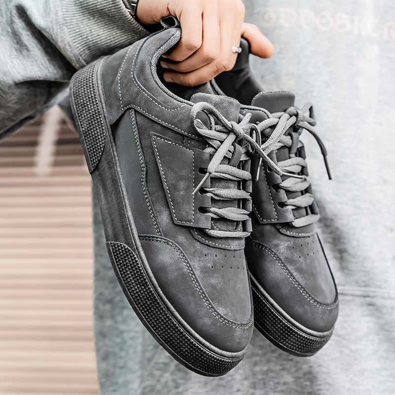 Fashion Mocassim Natural Leather Men Shoes Size 46 Vulcanize Sports Tennis Man Luxury Mens Sneakers Sports-leisure Tenismasculine