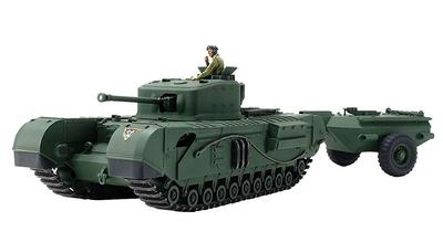 Tamiya 1/48 Militär-Miniaturserie Nr.. 94 Britischer Churchill Mk. 7 Krokodil Panzer Plastikmodell 32594