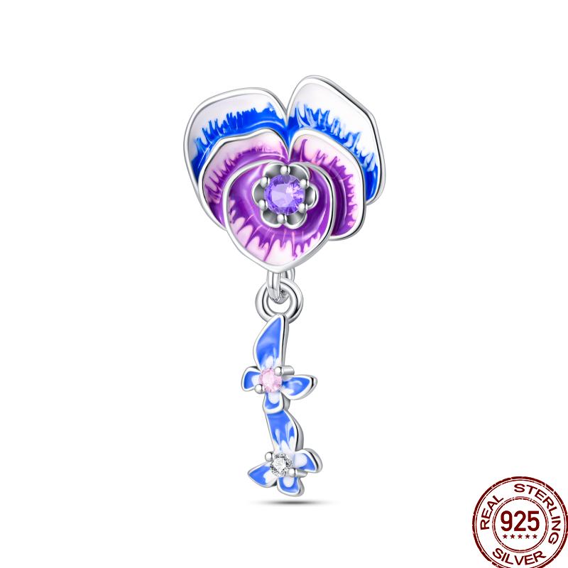 Copper Spring Insect Butterfly Series Gift Beads Suitable For 3Mm Original Bracelet Diy Birthday