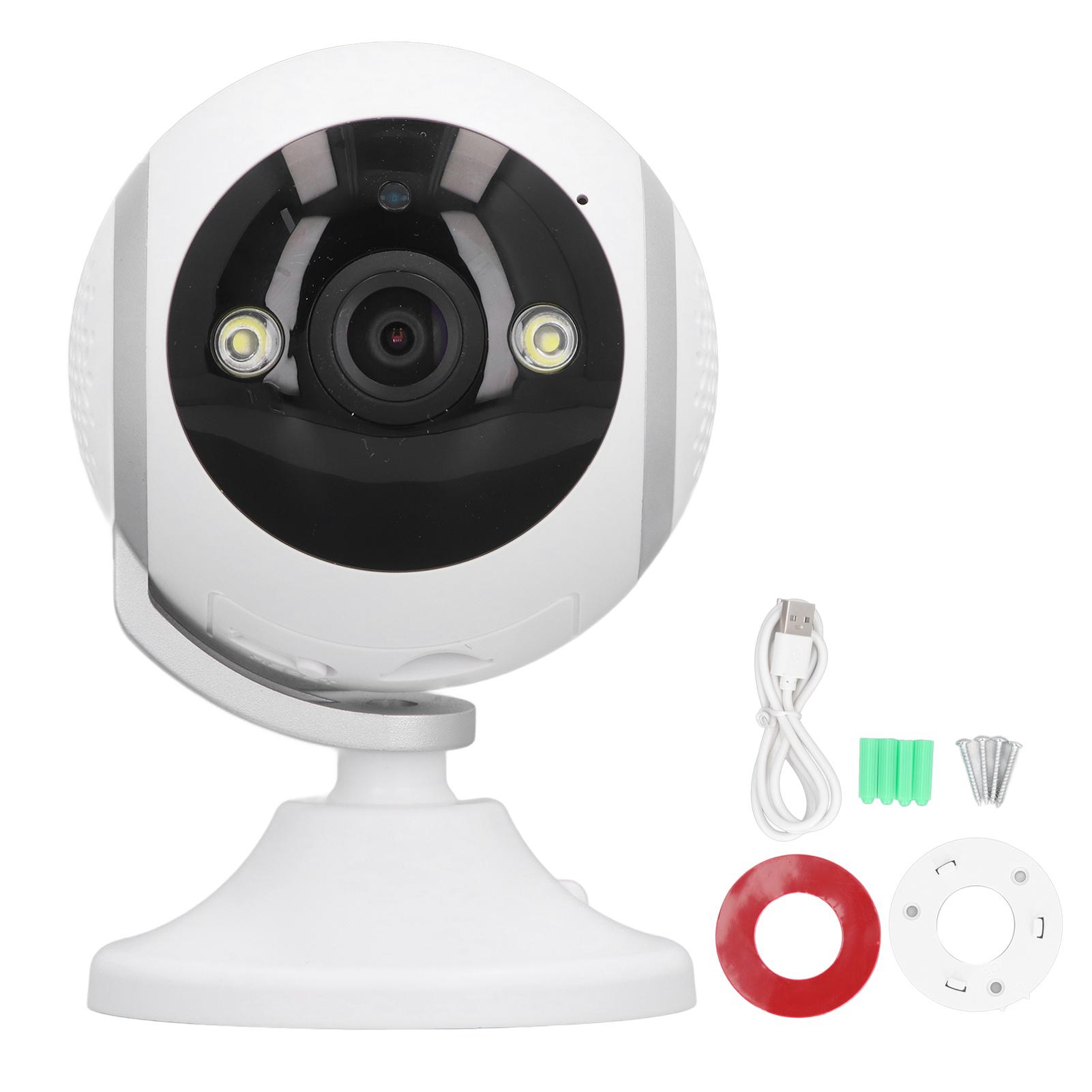 

Pan Tilt Security Camera WiFi 1080P Full Color Night Vision Motion Detection Ultra HD Fisheye 155 degrees