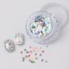 Holographic Square Nail Art Sequins Shimmering Silvery Laser Nail Glitter Decoration Metallic Nail Paillette Sequins