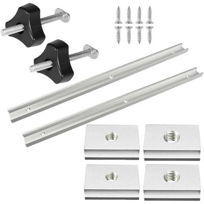 400mm T-Track Rails Aluminum Rail Carpentry Supplies