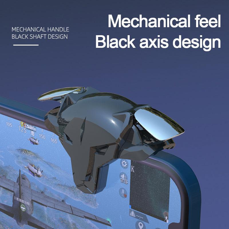 Moible Controller Gamepad For PUBG Black Leopard Joypad Trigger Fire ...