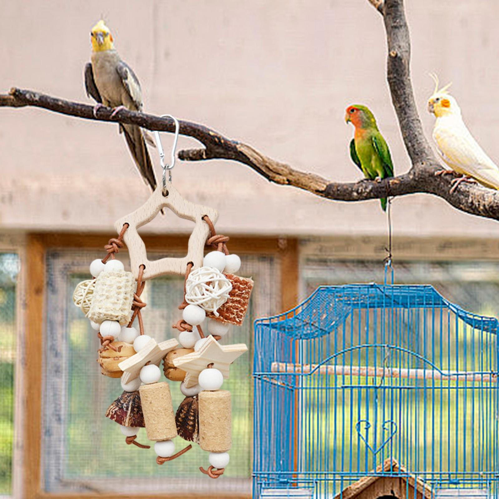 

Іграшка для пташиної клітки Тренування підвішування на мотузці для кореллів Хвилястих папуг Маленьких папуг Star