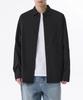 Relaxed Micro Seersucker Shirt [Black]