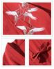 2025 Summer Men's Crane Embroidery Hanfu Cardigan – Chinese Style Kimono & Taoist Robe