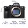 Sony Full Size Mirrorless Single Lens Camera Body Black 7RIII (No Lens) ILCE-7RM3A
