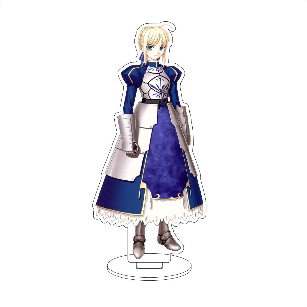 16CM Anime Fate stay night Cosplay Acrylic Stand Ornaments Sakura Matou/Illyasviel von Einzbern Figure Stand Halloween Gifts