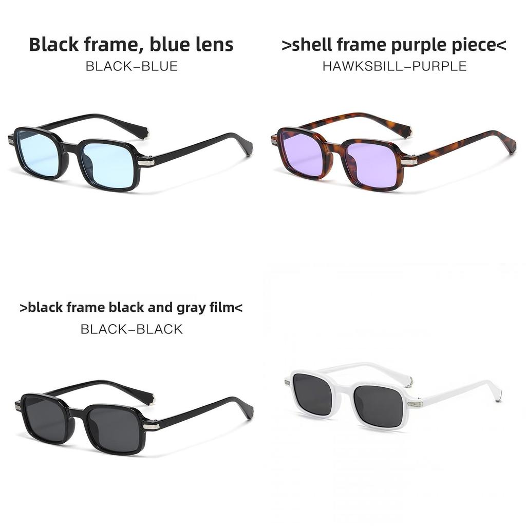 Fashion Square Sun Glasses With Uv400 Protection For Outdoor Travel And Party Use