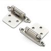 2Pcs American Self Closing Spring Hinge with Screws Cupboard Door Flush Hinges for 1/2In American Cupboard Door