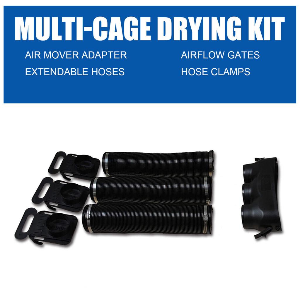 XPOWER X-400TF MDK Professional 3 Speeds Cage Dryer & Multi Cage Drying Kit Set EU Plug