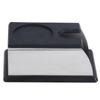 NonSlip Stainless Steel Coffee Tamper Stand Holder Tamping Mat Coffee Machine Accessory(Black )
