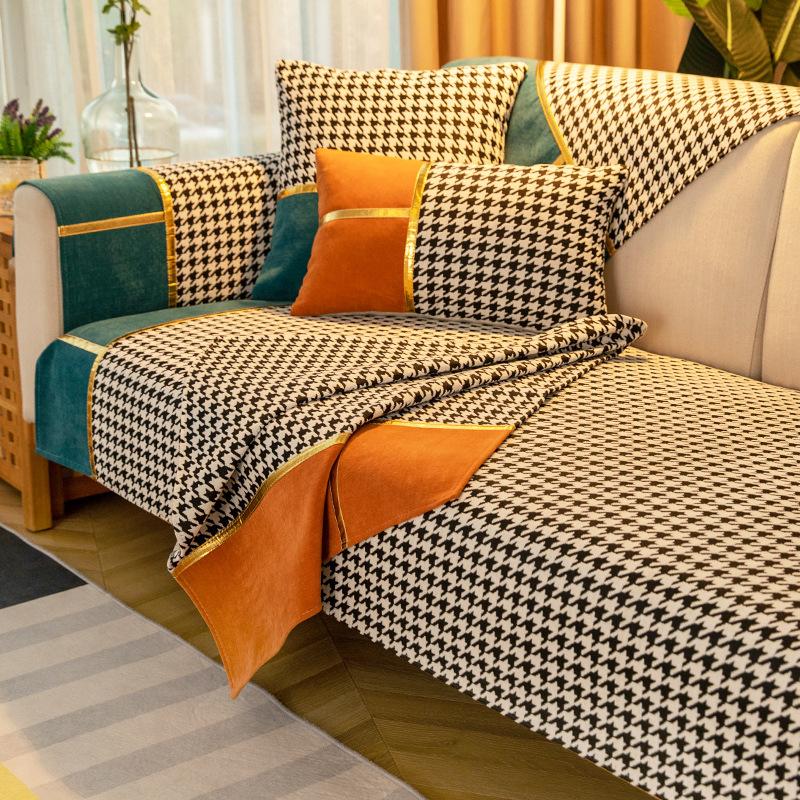 Qianniao Chenille Sofa Cushion General Nordic Anti-skid Summer Cushion Sofa Cover Sofa Cover