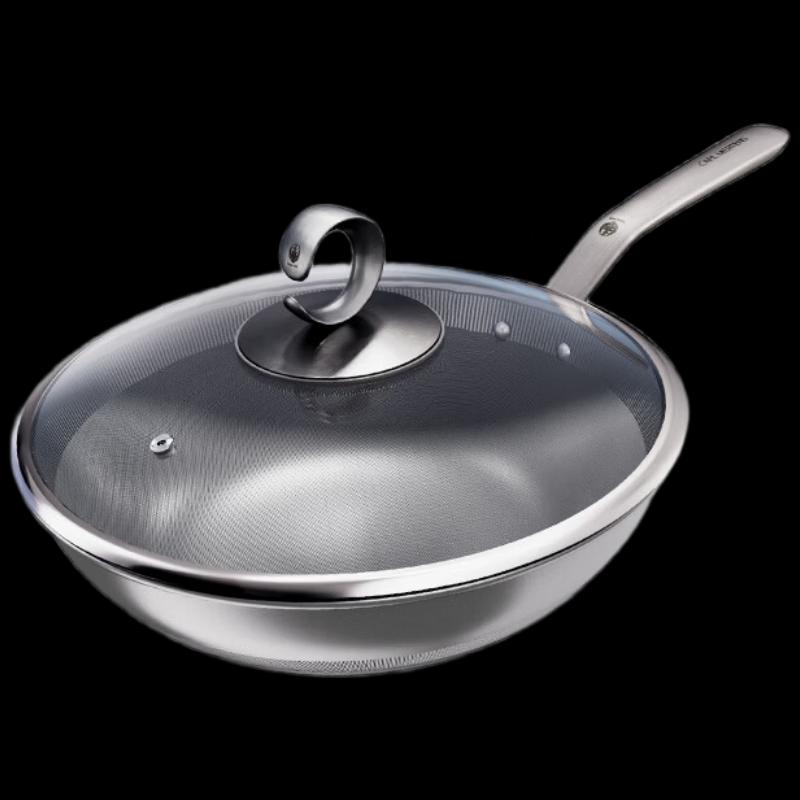 Three-Head Eagle Chef 0-Coating Titanium Non-stick Wok