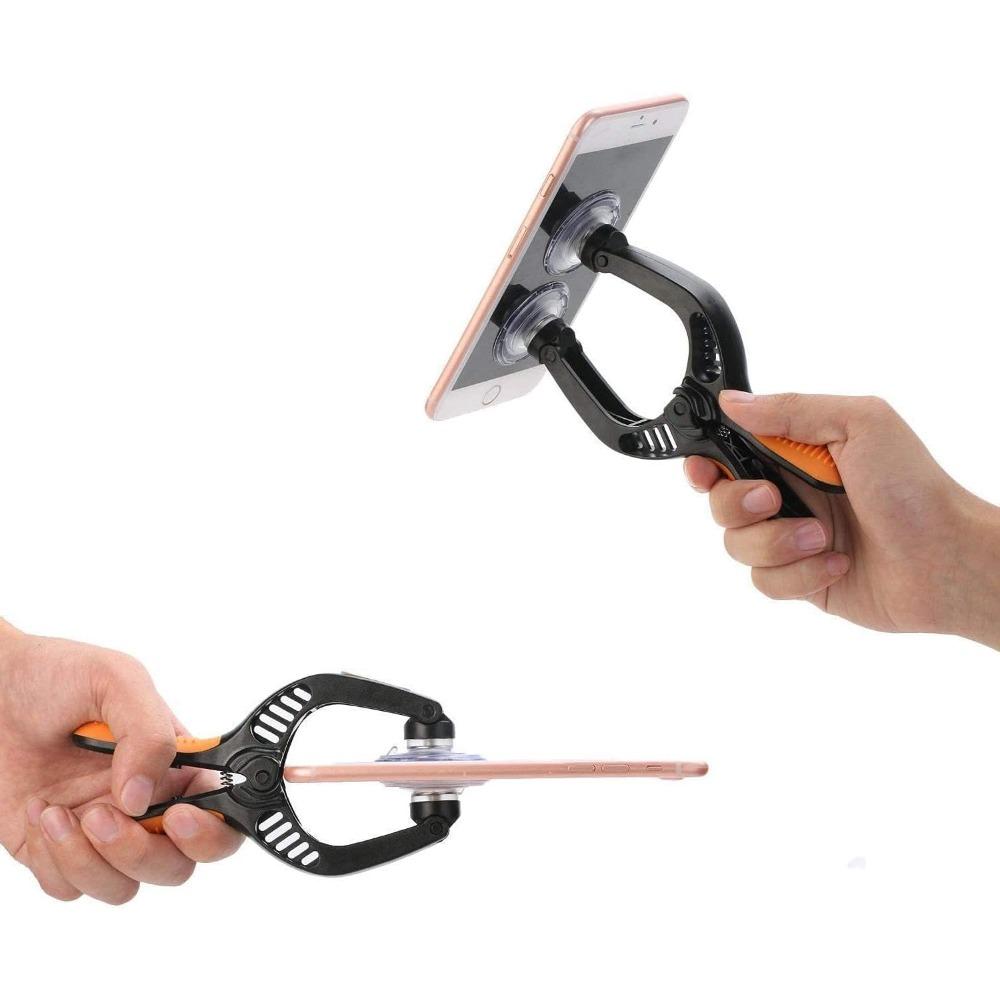 Screen Opening Tool Kit with Suction Cup and Opening Pliers LCD Screen Removal and Replacement Tools for Mobile Phone Tablet Laptop Repair
