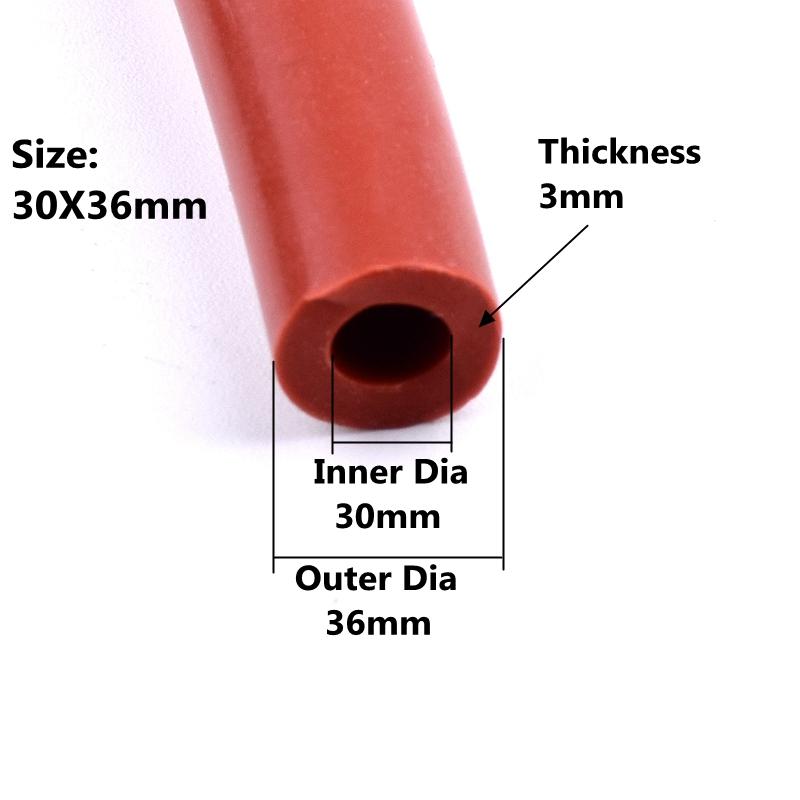 1M Rosso ID 12/14/15/16/19/20/25/28/30/32/38 mm Auto Tubo Flessibile in Silicone per Aspirazione Auto Linea Racing Tubo Tubo Car-styling