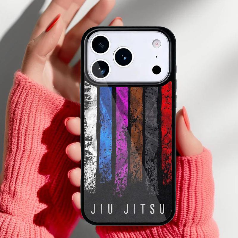 BJJ Brazilian Jiu Jitsu Bumper Phone Case for iPhone 17 16 15 14 13 Pro Max Back Cover for 12 11 Pro Coque