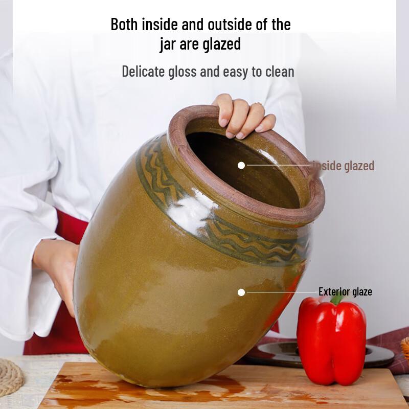 Ceramic Food Storage Jar with Lid