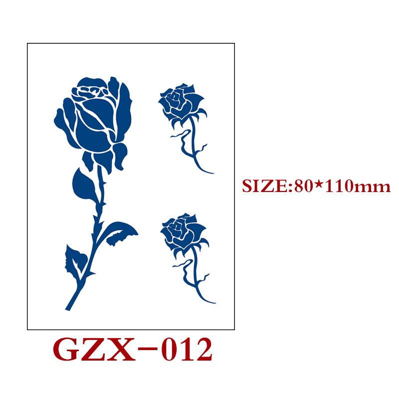 Herbal Semi-Permanent Tattoo Sticker, Semi-Permanent Tattoo Sticker, Waterproof, Sweat-Proof Tattoo