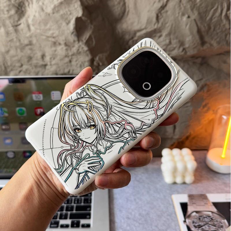 Micro Matte Hard Phone Case Half Wrap Shockproof Cover for iQOO 15 Ultra 15R 13 12 Neo 11 Neo 10 Neo 9 Z10 Z11 Turbo Z9 Z9X Z8X Z7i