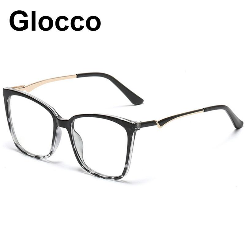 Glasses Frames Female Blue Ladies Eye For Screen Cat's Feline Red Eye -2.5 Clear Blocking Ladies Myopia Brand Designer Computer Stylish Light