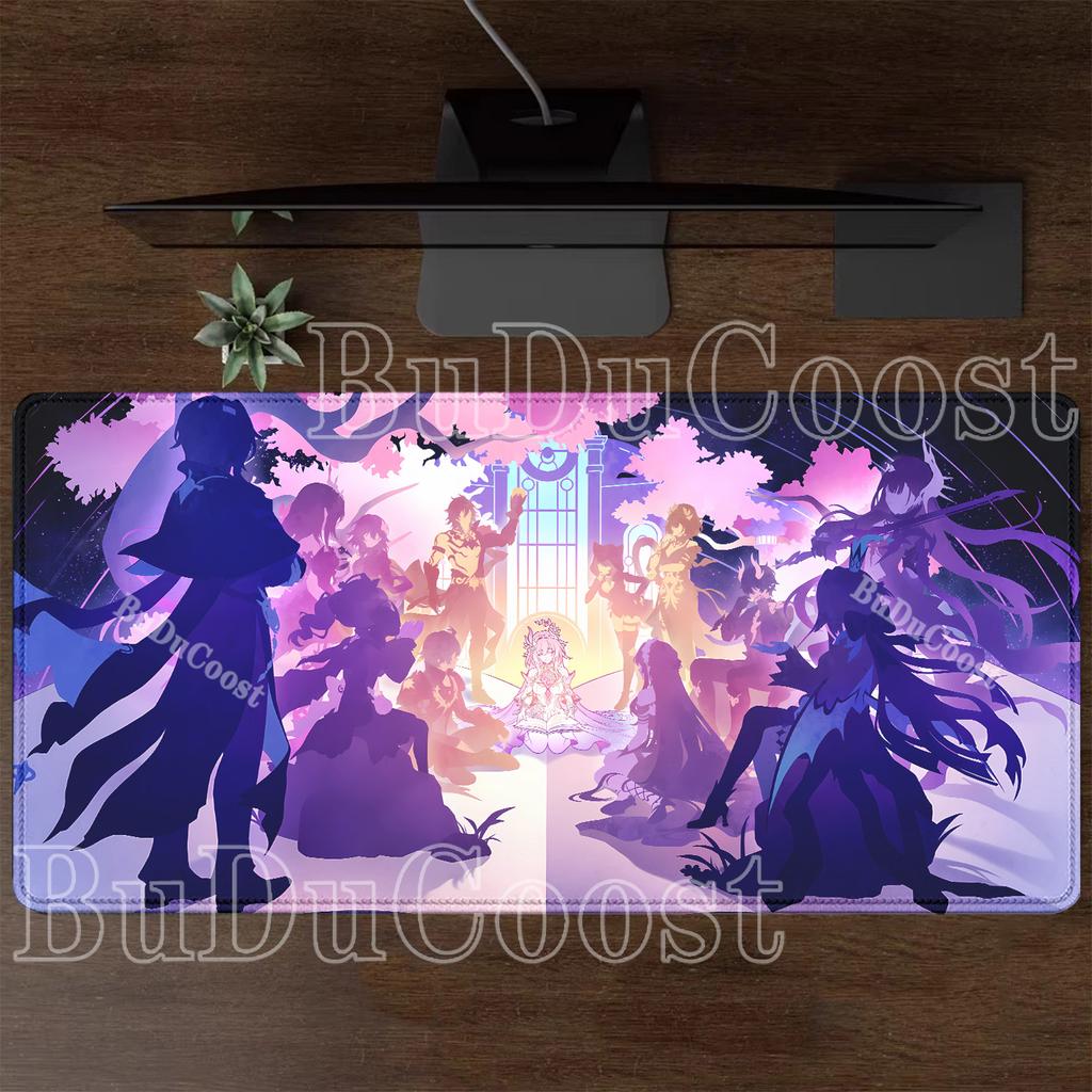 PC Gaming Mousepad HSR Phainon Honkai Star Rail HD Printing Computer Mouse Pad Office Accessorie Larger Keyboard Rubber Desk Mat