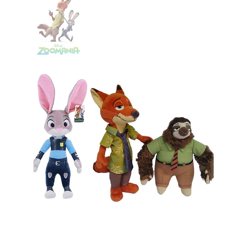 Adorable Crazy Animal City Cartoon Plush Toy Bunny Judy Fox Stuffed Animal Doll Pillow