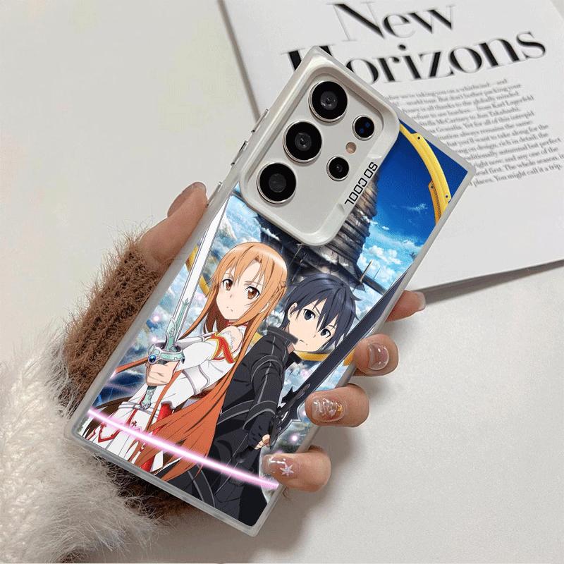 Sword Art Online Anime Shockproof Phone Case for Samsung Galaxy S26 Edge S25 Ultra S24 FE S23 Plus S21 Cover Anti Fall Fundas
