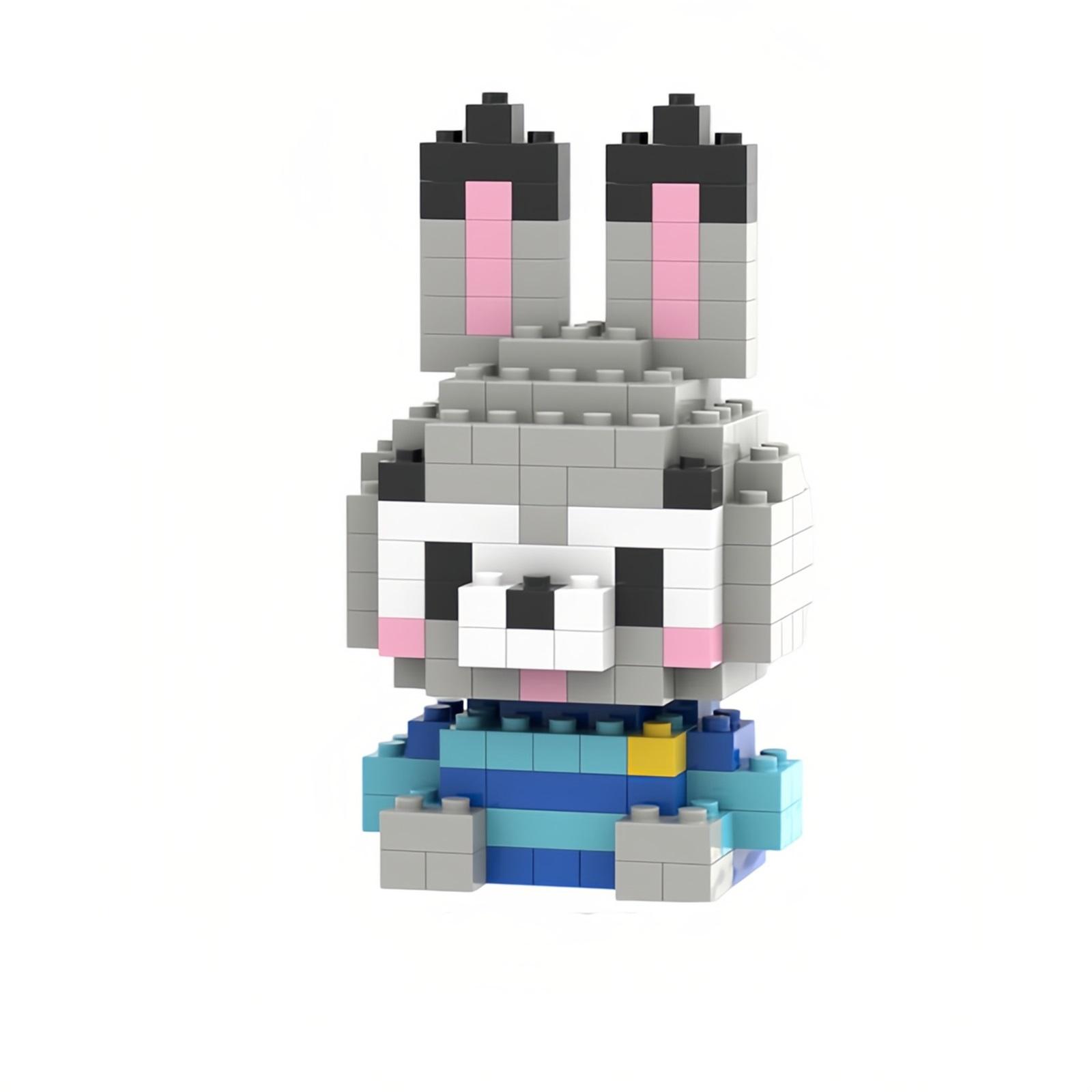 

Mini Building Blocks Toy Cute Character 3D Puzzle Educational Construction Set Suitable for Children and Adults Creative Birthday Holiday Gift One Size